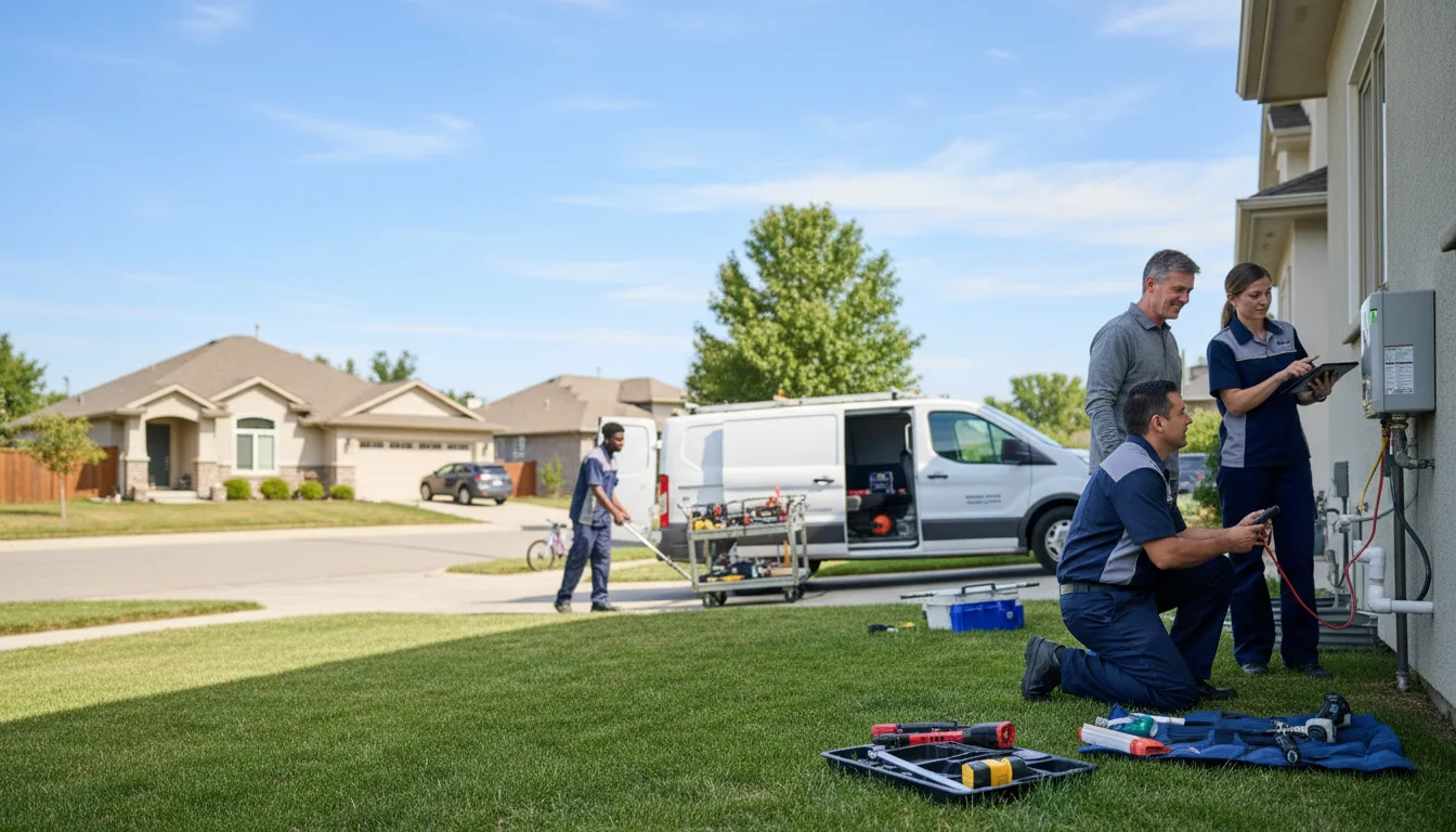 Tankless water heater service in Hubbard, OH